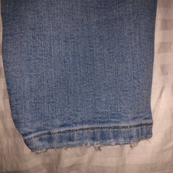 Zara Tapered Fit Ripped Skinny Jeans - Picture 8 of 9